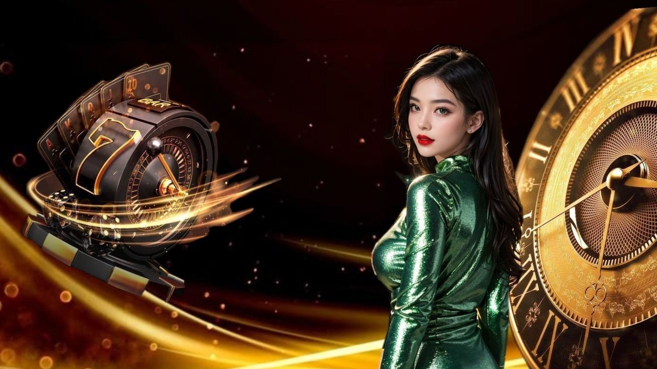 European Roulette wheel and betting layout at coloksgp46 live studio